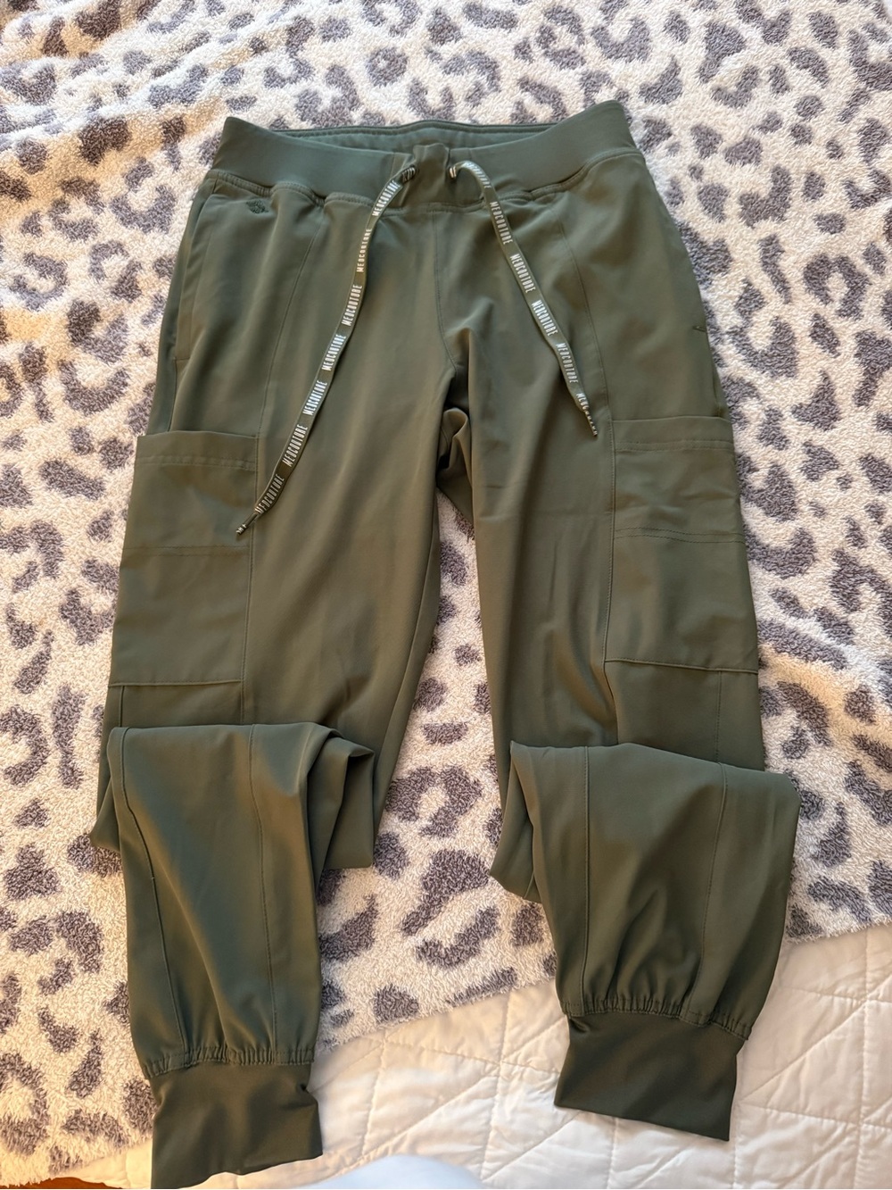 Med Couture Olive Utility Jogger Pants